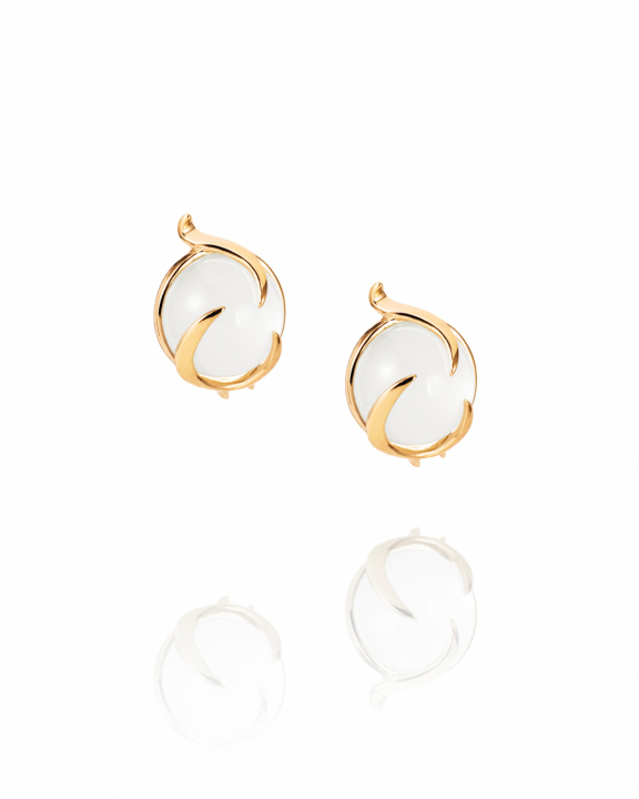 Frö Earrings Goldplated Silver in der Gruppe Ohrringe / Goldohrringe bei SCANDINAVIAN JEWELRY DESIGN (12-108-02340-0000)