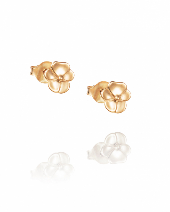 Pensée Earrings Gold Plated in der Gruppe Ohrringe / Goldohrringe bei SCANDINAVIAN JEWELRY DESIGN (12-108-02352-0000)