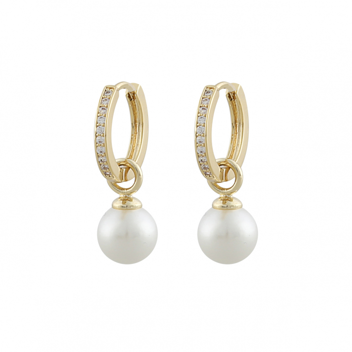 Product Image for SNÖ OF SWEDEN Core pearl ring Ohrring Gold