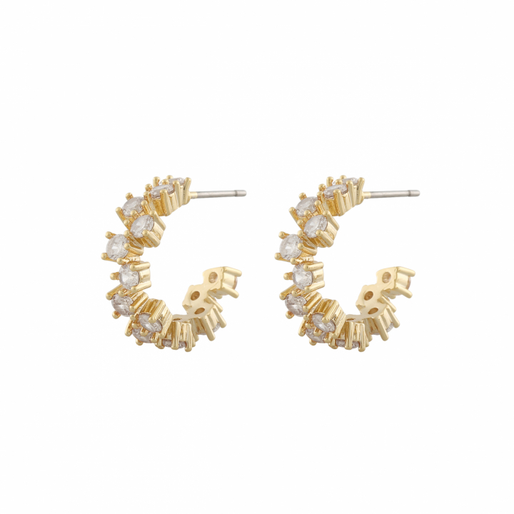 Product Image for SNÖ OF SWEDEN Nuit oval Ohrring Gold