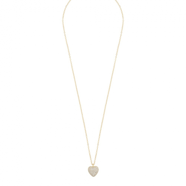 Sanne heart  in der Gruppe Halsketten / Goldhalsketten bei SCANDINAVIAN JEWELRY DESIGN (1220-0442-251-42)