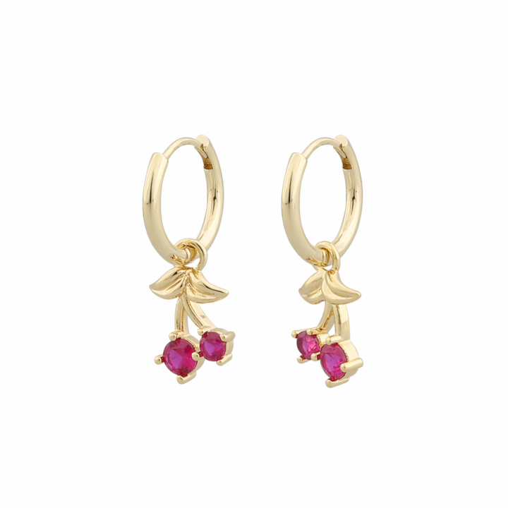 Product Image for SNÖ OF SWEDEN San Francisco ring Ohrring cherry Gold