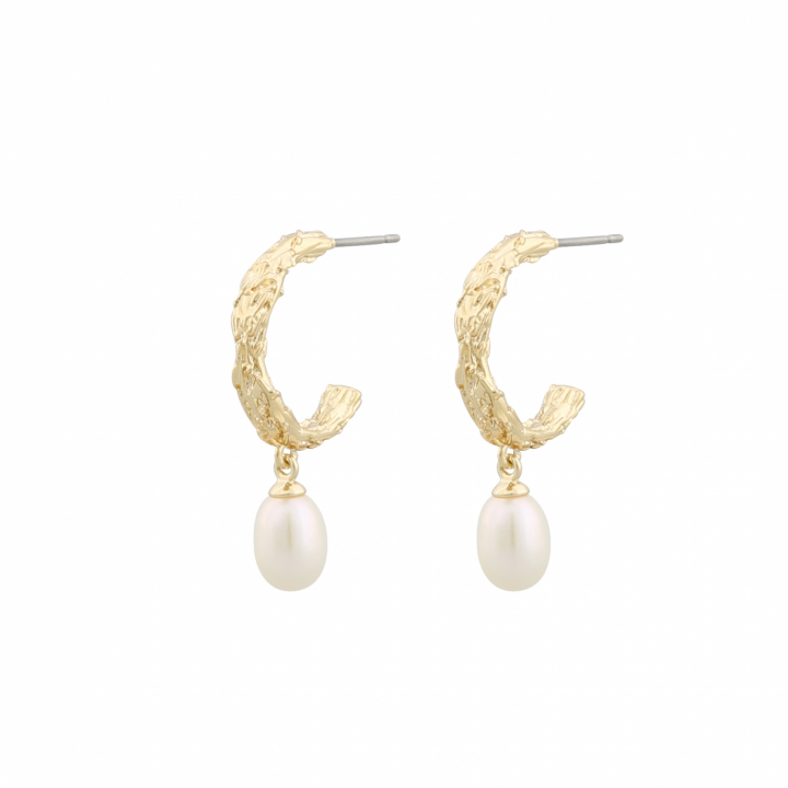 Product Image for SNÖ OF SWEDEN Florence oval pendant Ohrring Gold