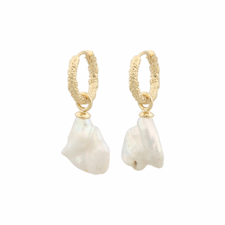 Product Image for SNÖ OF SWEDEN Florence pearl ring pendant Ohrring Gold