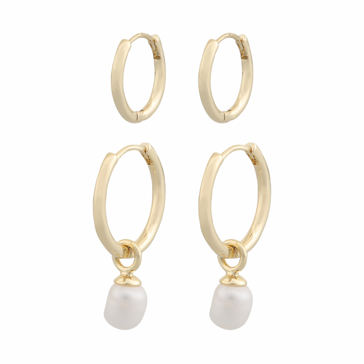 Product Image for SNÖ OF SWEDEN Arizona ear set gold white