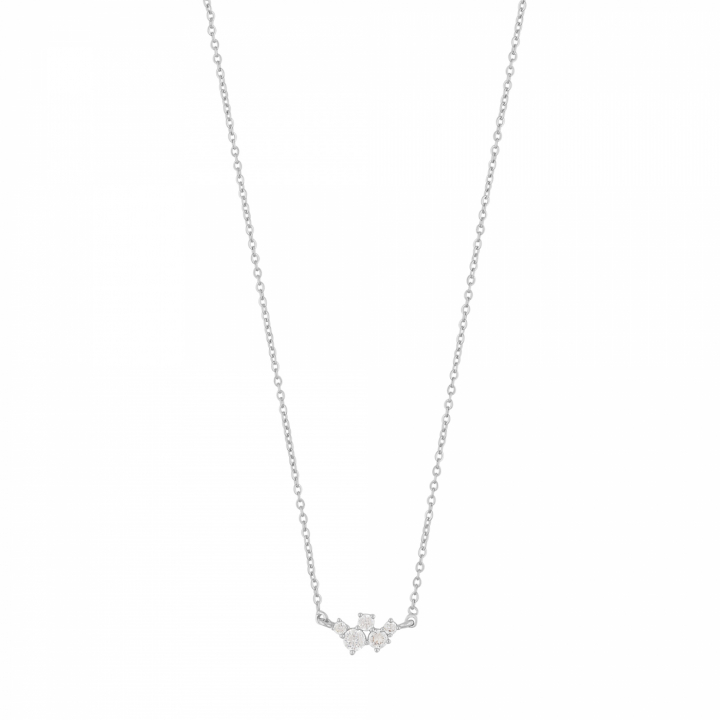 Product Image for SNÖ OF SWEDEN Copenhagen small chain neck 42 Silber/clear-42cm