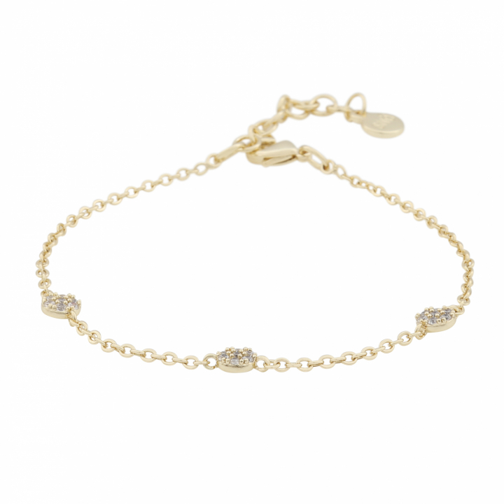 Product Image for SNÖ OF SWEDEN Copenhagen small chain brace Gold/clear-Onesize