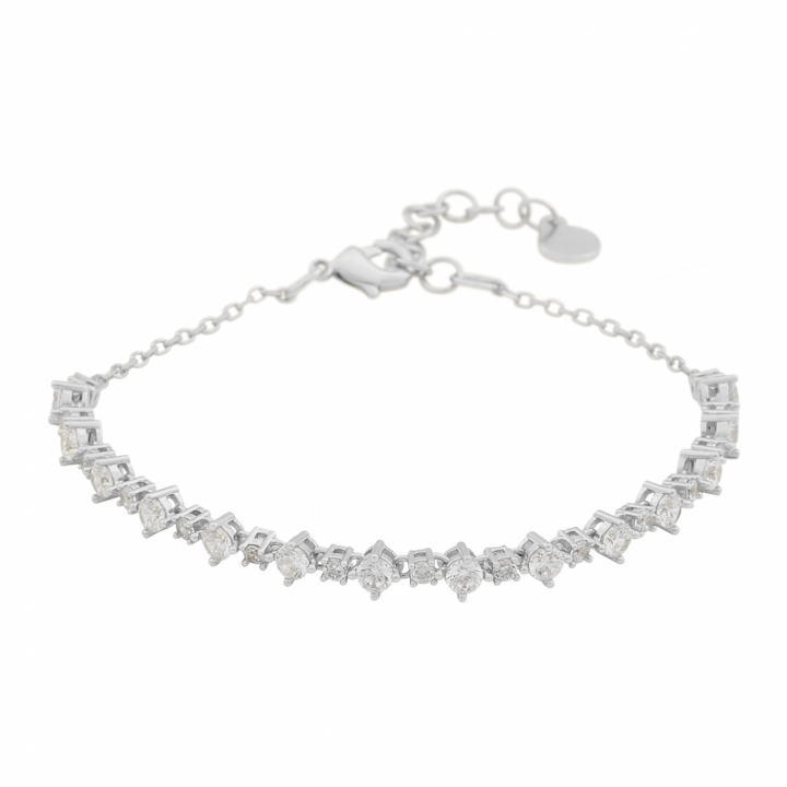 Product Image for SNÖ OF SWEDEN Copenhagen small stone brace Silber/clear-Onesize