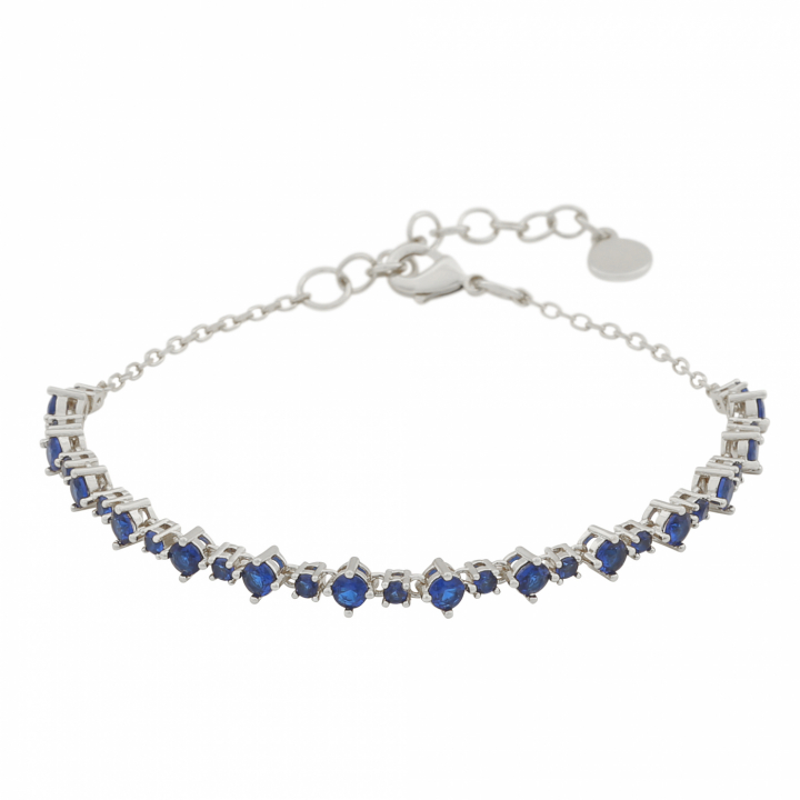 Product Image for SNÖ OF SWEDEN Copenhagen small stone brace Silber/denim-Onesize