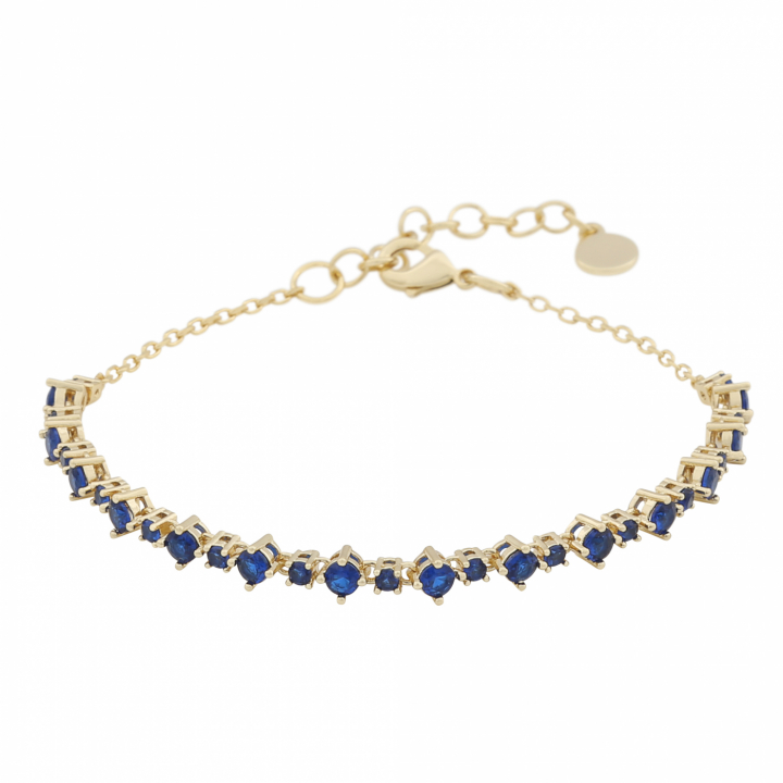 Product Image for SNÖ OF SWEDEN Copenhagen small stone brace Gold/denim-Onesize