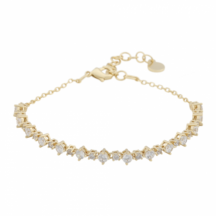 Product Image for SNÖ OF SWEDEN Copenhagen small stone brace Gold/clear-Onesize