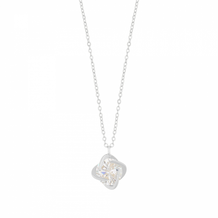 Product Image for SNÖ OF SWEDEN Sevilla pendant neck silver clear 45 cm