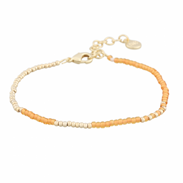 Capri small brace gold orange in der Gruppe Armbänder / Goldarmbänder bei SCANDINAVIAN JEWELRY DESIGN (1274-3500-381-ONE)