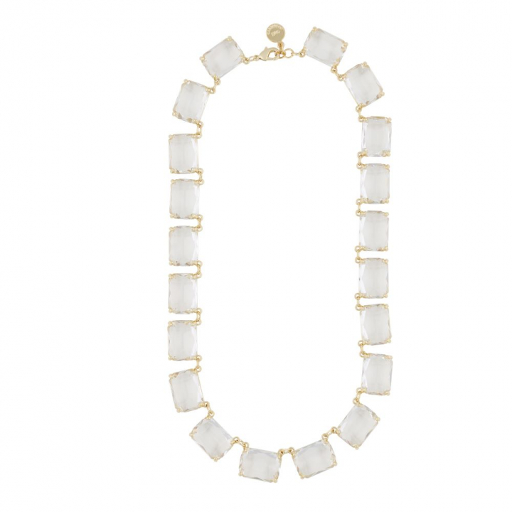 Product Image for SNÖ OF SWEDEN Swift big neck gold clear 42 cm