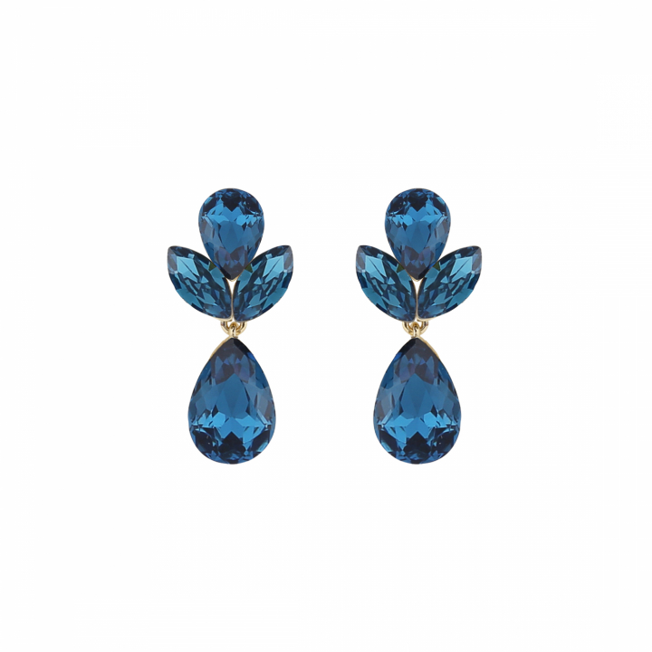 Product Image for SNÖ OF SWEDEN Swift drop pendant ear gold denim
