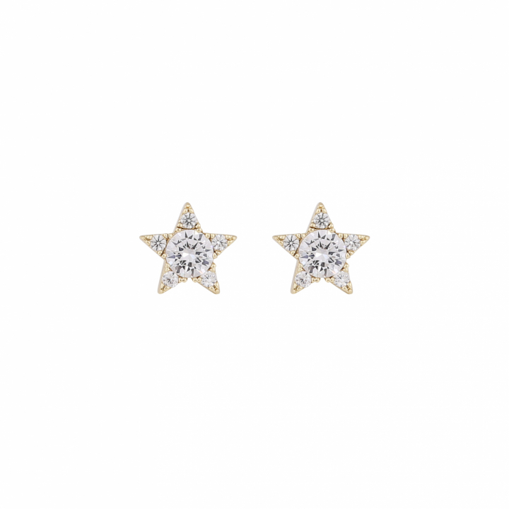 Product Image for SNÖ OF SWEDEN Wish star ear Gold/clear-Onesize