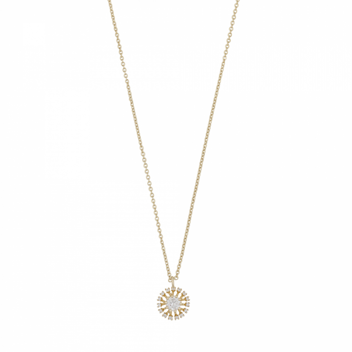 Product Image for SNÖ OF SWEDEN Wiz pendant neck 42 Gold/clear-42cm