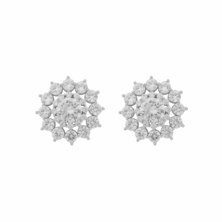 Wiz big ear Silber/clear-Onesize in der Gruppe Ohrringe / Silberohrringe  bei SCANDINAVIAN JEWELRY DESIGN (1284-6400-012-ONE)