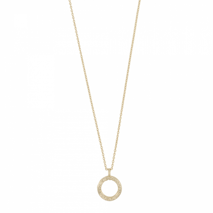 Product Image for SNÖ OF SWEDEN Oz round pendant neck 45 plain Gold-45 cm
