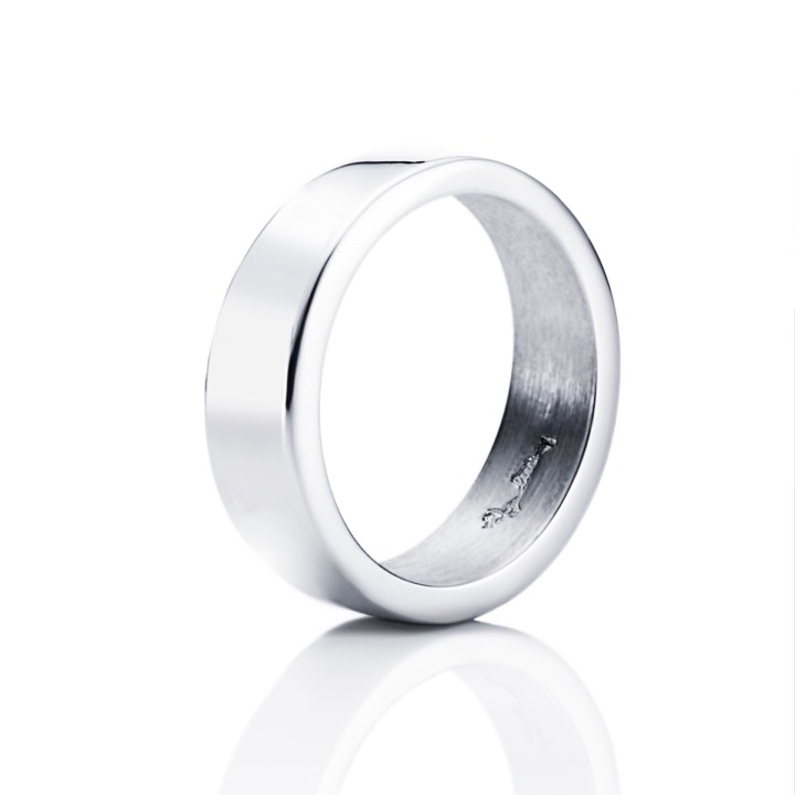 Irregelbar Ring Silber in der Gruppe Ringe / Silberringe bei SCANDINAVIAN JEWELRY DESIGN (13-100-00414)