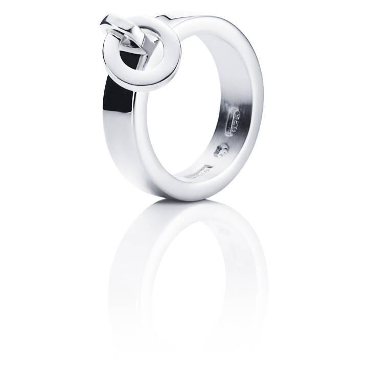 Ring Around Ring Silber in der Gruppe Ringe / Silberringe bei SCANDINAVIAN JEWELRY DESIGN (13-100-00557)