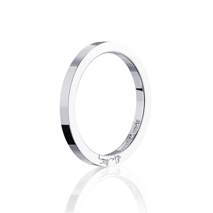 Plain & Signature Thin Ring Silber in der Gruppe Ringe / Goldringe bei SCANDINAVIAN JEWELRY DESIGN (13-100-01048)