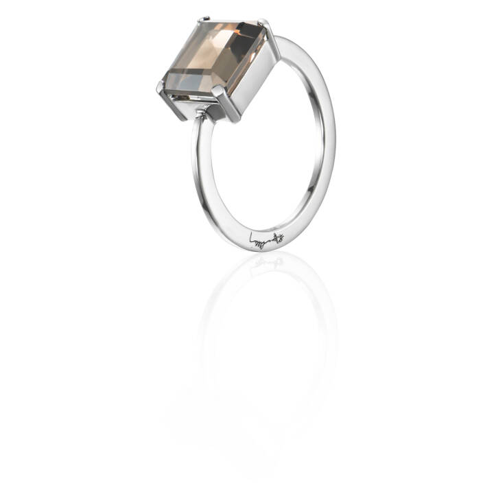 A Chocolate Dream Ring Silber in der Gruppe Ringe / Silberringe bei SCANDINAVIAN JEWELRY DESIGN (13-100-01513)