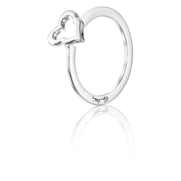 Crazy Heart Ring Silber in der Gruppe Ringe / Silberringe bei SCANDINAVIAN JEWELRY DESIGN (13-100-01520)
