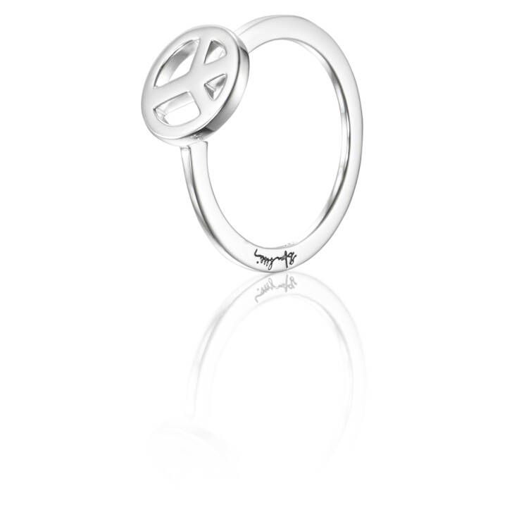 Peace Ring Silber in der Gruppe Ringe / Silberringe bei SCANDINAVIAN JEWELRY DESIGN (13-100-01526)