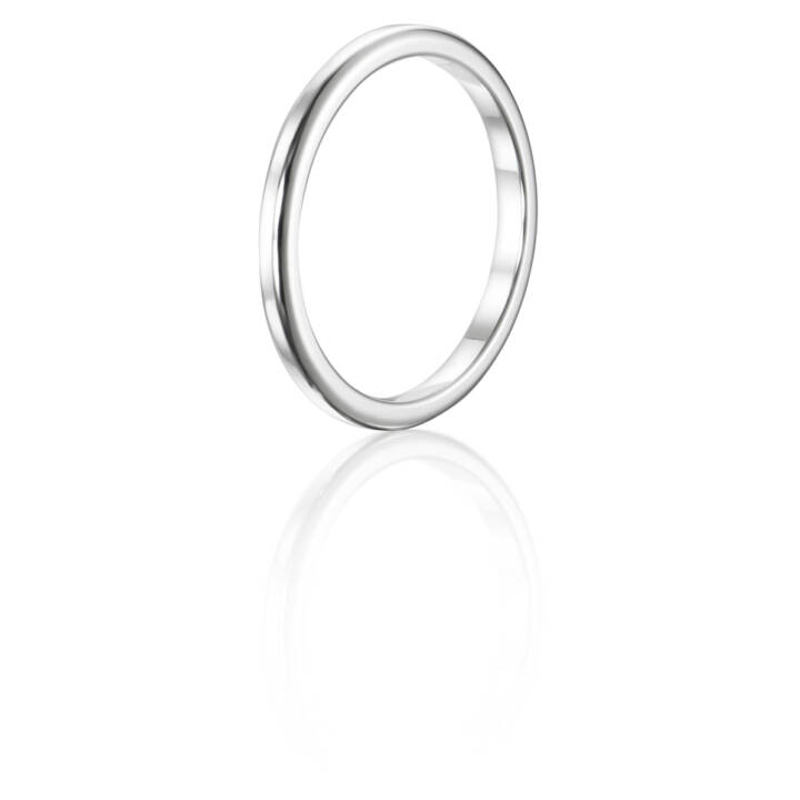 1.01 Days - Two Plain Ring Silber in der Gruppe Ringe / Silberringe bei SCANDINAVIAN JEWELRY DESIGN (13-100-01564)