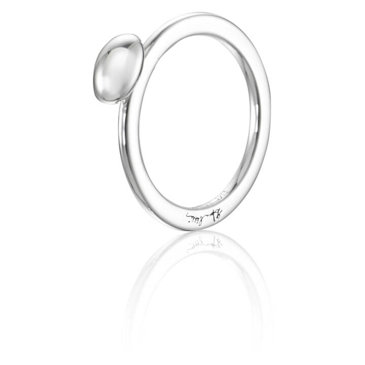 Love Bead - Silber Ring Silber in der Gruppe Ringe / Silberringe bei SCANDINAVIAN JEWELRY DESIGN (13-100-01579)