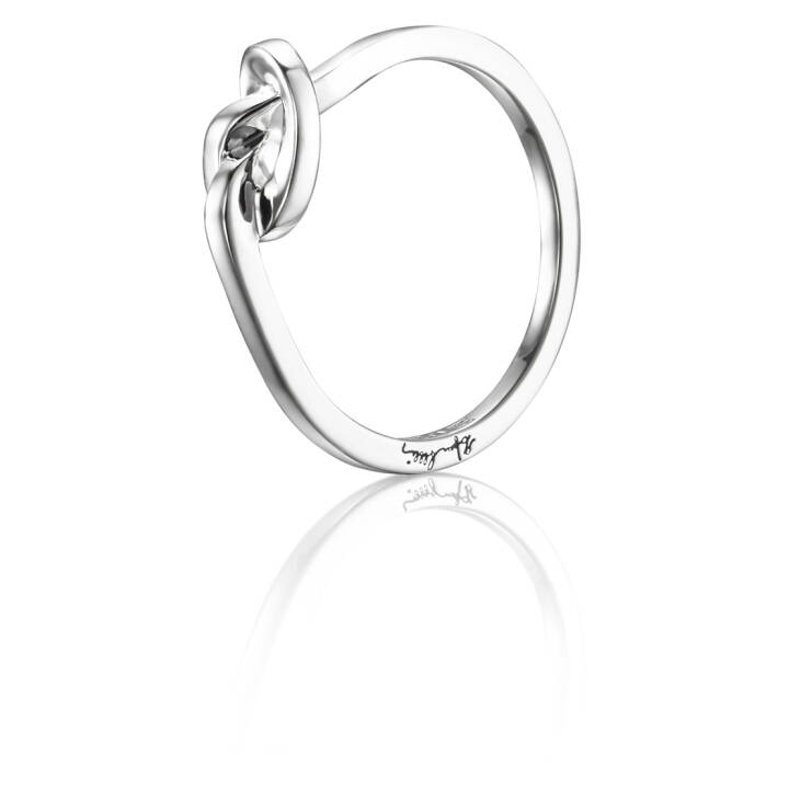 Love Knot - Silber Ring Silber in der Gruppe Ringe / Silberringe bei SCANDINAVIAN JEWELRY DESIGN (13-100-01601)