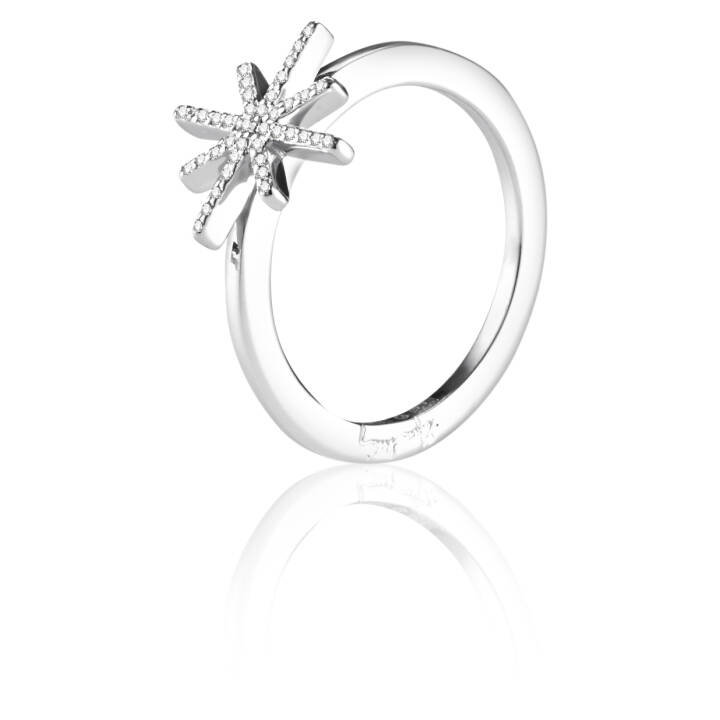 Beam & Stars Ring Silber in der Gruppe Ringe / Diamantringe bei SCANDINAVIAN JEWELRY DESIGN (13-100-01956)