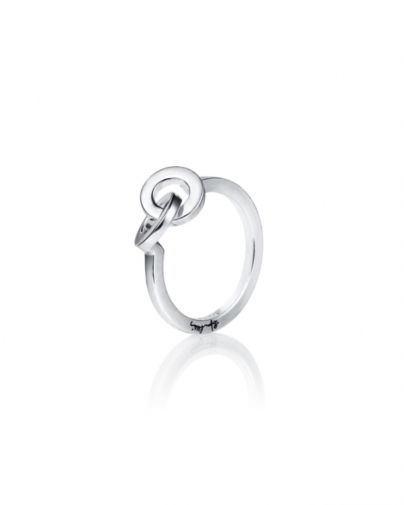 You & Me Ring Silber in der Gruppe Ringe / Silberringe bei SCANDINAVIAN JEWELRY DESIGN (13-100-02130)