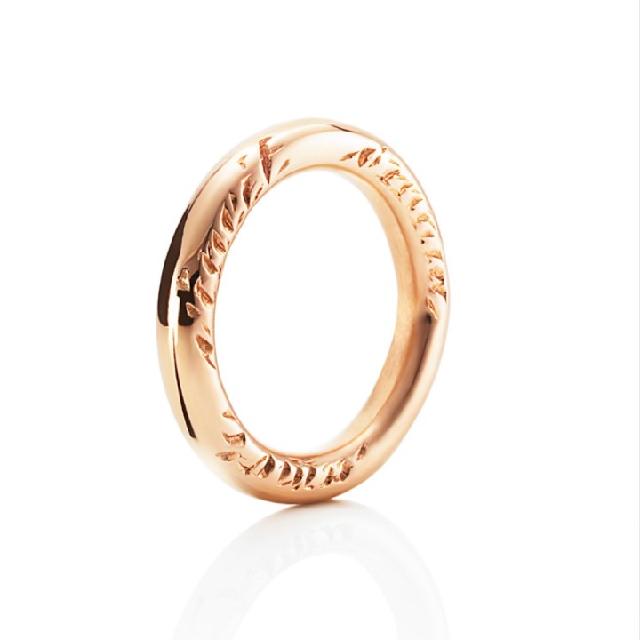 Amor Vincit Omnia Ring Gold in der Gruppe Ringe / Goldringe bei SCANDINAVIAN JEWELRY DESIGN (13-101-00249)
