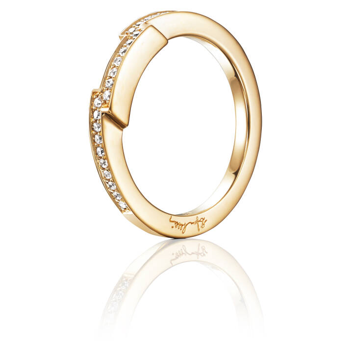 Deco Thin 1500 mm Ring Gold in der Gruppe Ringe / Verlobungs- & Eheringe bei SCANDINAVIAN JEWELRY DESIGN (13-101-01195)