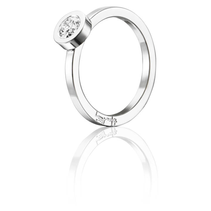 The Wedding Thin 0.40 ct diamant Ring Weißgold in der Gruppe Ringe / Verlobungs- & Eheringe bei SCANDINAVIAN JEWELRY DESIGN (13-102-01122)