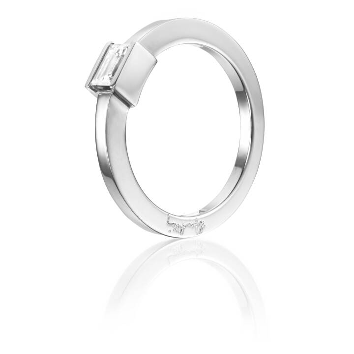 Deco Wedding Ring Weißgold in der Gruppe Ringe / Weißgoldringe bei SCANDINAVIAN JEWELRY DESIGN (13-102-01233)