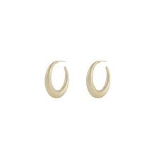 Bella small ring earrings gold in der Gruppe Ohrringe / Goldohrringe bei SCANDINAVIAN JEWELRY DESIGN (1309-6100-257)