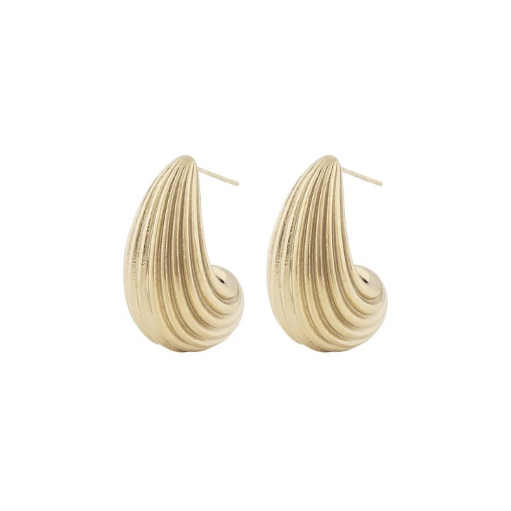 Dakota drop earrings Gold in der Gruppe Ohrringe / Goldohrringe bei SCANDINAVIAN JEWELRY DESIGN (1325-6700-257)