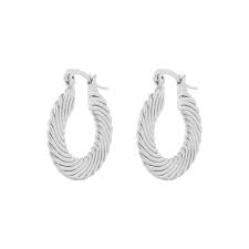 Dakota earrings Silber in der Gruppe Ohrringe / Silberohrringe  bei SCANDINAVIAN JEWELRY DESIGN (1325-7000-256)