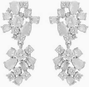 River pendant Earring Silver in der Gruppe Ohrringe / Silberohrringe  bei SCANDINAVIAN JEWELRY DESIGN (1328-6100-012-ONE)