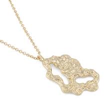 Lauren pendant Necklace Gold in der Gruppe Halsketten / Goldhalsketten bei SCANDINAVIAN JEWELRY DESIGN (1330-0345-257)