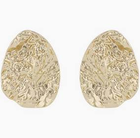 Lauren earrings gold in der Gruppe Ohrringe / Goldohrringe bei SCANDINAVIAN JEWELRY DESIGN (1330-6300-257)