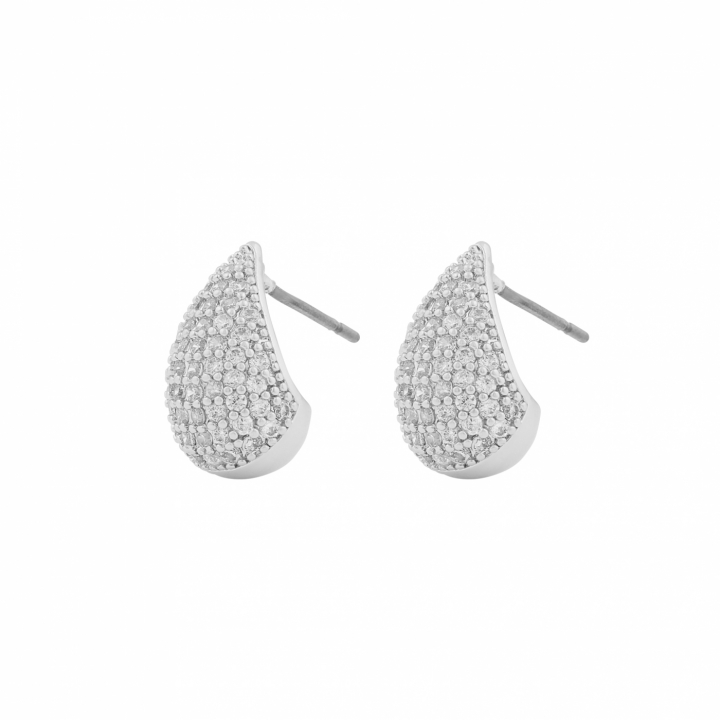 Naomi drop ear Silber in der Gruppe Ohrringe / Silberohrringe  bei SCANDINAVIAN JEWELRY DESIGN (1334-6200-012)