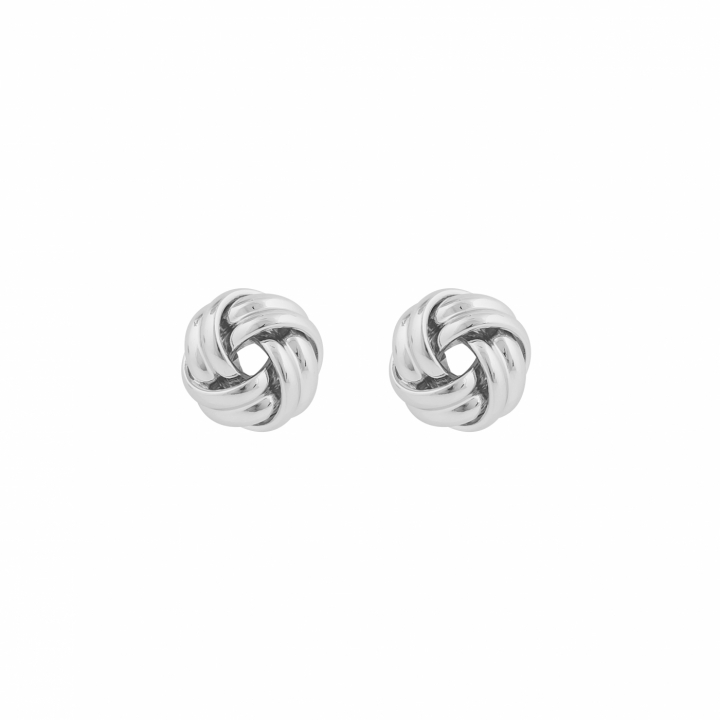 Soap knot ear Silver in der Gruppe Ohrringe / Silberohrringe  bei SCANDINAVIAN JEWELRY DESIGN (1339-6200-256)