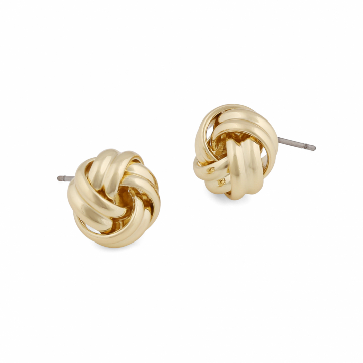 Soap knot ear Gold in der Gruppe Ohrringe / Goldohrringe bei SCANDINAVIAN JEWELRY DESIGN (1339-6200-257)