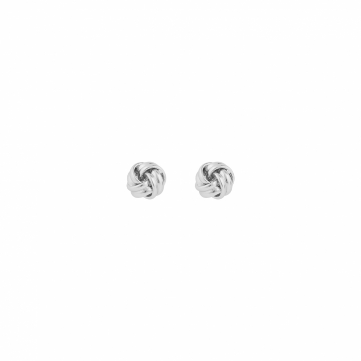 Soap small knot ear Silver in der Gruppe Ohrringe / Silberohrringe  bei SCANDINAVIAN JEWELRY DESIGN (1339-6300-256)