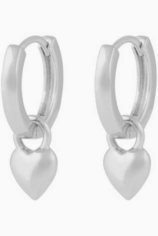 Lovely ring pendant Earrings Silver in der Gruppe Ohrringe / Silberohrringe  bei SCANDINAVIAN JEWELRY DESIGN (1363-6800-256)