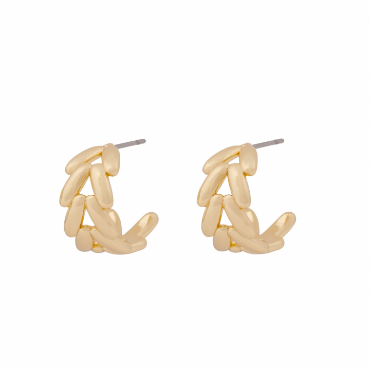 Liddy pin Earring Gold in der Gruppe Ohrringe / Goldohrringe bei SCANDINAVIAN JEWELRY DESIGN (1388-7000-257)